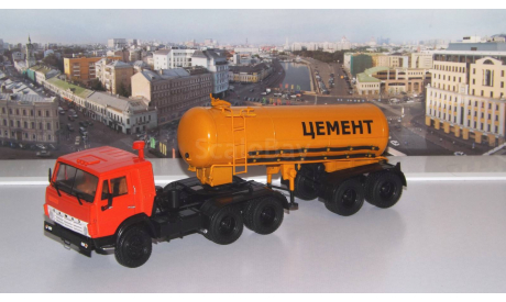 КАМАЗ-54112 с полуприцепом-цементовозом ТЦ-11   ПАО КАМАЗ, масштабная модель, 1:43, 1/43, Автоистория (АИСТ)