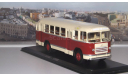 ЛИАЗ 158В (1961-1970), бежево-бордовый ClassicBus, масштабная модель, 1:43, 1/43