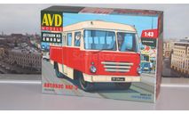 Сборная модель Автобус КАГ-3  AVD Models KIT, масштабная модель, scale43