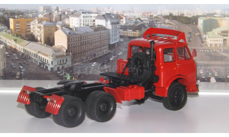 МАЗ 515А Автопробег (1974г.) темно-красный НАП, масштабная модель, scale43, Наш Автопром