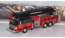 SMEAL Spartan Gladiator 105’ RM Ladder ’Huntersville Fire Department’  2014г. IXO, масштабная модель, 1:43, 1/43