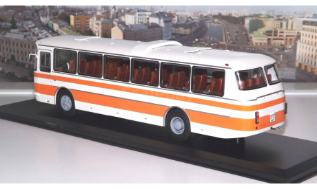 ЛАЗ 699Р бело-оранжевый ClassicBus, масштабная модель, 1:43, 1/43
