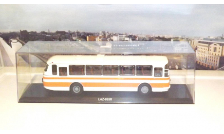 ЛАЗ 699Р бело-оранжевый ClassicBus, масштабная модель, 1:43, 1/43