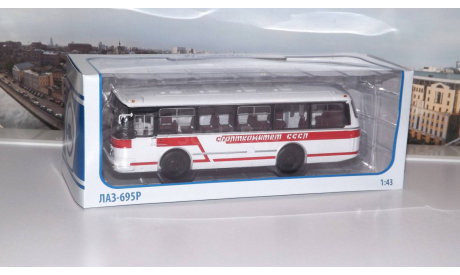 ЛАЗ 695Р Спорткомитет СССР   СОВА, масштабная модель, scale43, Советский Автобус