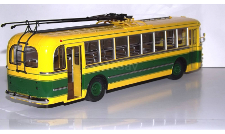 ТБУ-1 троллейбус (1955), желто-зеленый    Ультра, масштабная модель, scale43, ULTRA Models