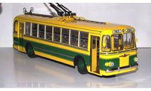 ТБУ-1 троллейбус (1955), желто-зеленый    Ультра, масштабная модель, scale43, ULTRA Models