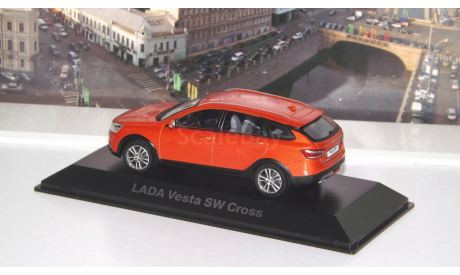 LADA Vesta SW Cross оранжевый металлик    Lada Image, масштабная модель, scale43, ВАЗ