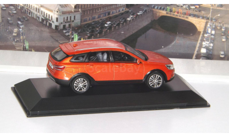 LADA Vesta SW Cross оранжевый металлик    Lada Image, масштабная модель, scale43, ВАЗ
