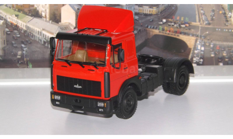 МАЗ 54326 (1988-1993г.) красный НАП, масштабная модель, 1:43, 1/43, Наш Автопром