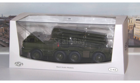 9П140 РСЗО 9К57 Ураган на шасси ЗИЛ-135ЛМ  SSM, масштабная модель, scale43, Start Scale Models (SSM)