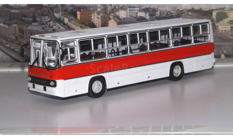 Ikarus-260 городской (красно-белый) ИКАРУС  СОВА, масштабная модель, scale43, Советский Автобус