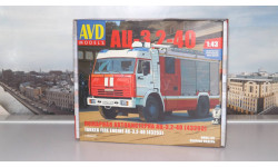 Сборная модель АЦ-3,2-40 ( КАМАЗ 43253)  AVD Models KIT