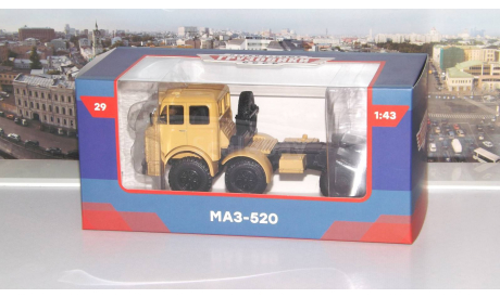 Легендарные грузовики СССР №29, МАЗ-520  MODIMIO, масштабная модель, scale43