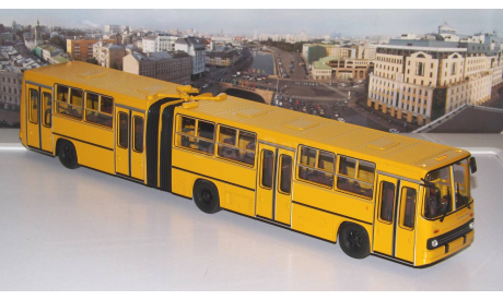Ikarus-280.64 планетарные двери (жёлтый)   Икарус  СОВА, масштабная модель, scale43, Советский Автобус