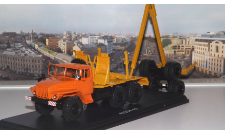 УРАЛ-43204-10 лесовоз с прицепом-роспуском   SSM, масштабная модель, 1:43, 1/43, Start Scale Models (SSM)