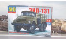 Сборная модель ЗИЛ-131 бортовой  AVD Models KIT, масштабная модель, 1:72, 1/72