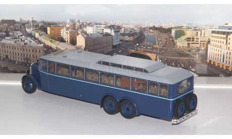 ЯА-2 Гигант автобус (1932), синий     Ультра, масштабная модель, ULTRA Models, scale43