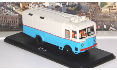 Грузовой троллейбус ТГ-3 (бело-голубой)   SSM, масштабная модель, 1:43, 1/43, Start Scale Models (SSM)