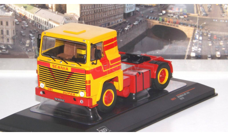 SCANIA LBT 141 (1976), yellow / red  IXO, масштабная модель, scale43