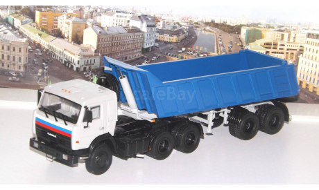 КАМАЗ-54115  ПАО  КАМАЗ  + МАЗ-9506-20 АИСТ, масштабная модель, 1:43, 1/43