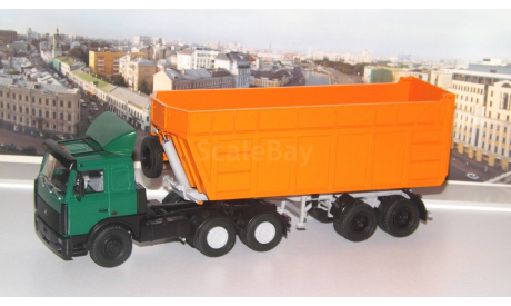 МАЗ-6422 с самосвальным полуприцепом МАЗ-9506-30  АИСТ, масштабная модель, scale43, Автоистория (АИСТ)