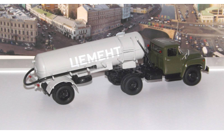 ЗИЛ-130В1 с полуприцепом ТЦ-4 АИСТ, масштабная модель, 1:43, 1/43, Автоистория (АИСТ)