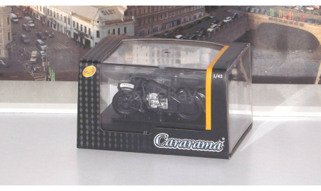 BMW R75 motorcycle with sidecar, matte dark grey   Cararama (Hongwell), масштабная модель, scale43