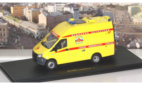 АСМП класса С Медицина катастроф, желтый   LenmodeL, масштабная модель, scale43, ГАЗ