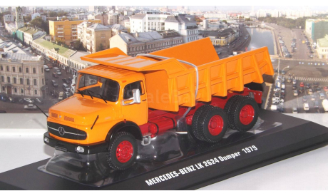 MERCEDES-BENZ LK 2624 Kipper 1979, orange / red  IXO, масштабная модель, scale43