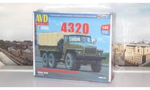 Сборная модель УРАЛ-4320  AVD Models KIT, масштабная модель, 1:43, 1/43