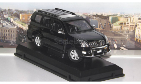 TOYOTA Land Cruiser Prado SUV, black   Cararama (Hongwell), масштабная модель, scale24