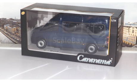 VOLKSWAGEN Crafter Bus, blue   Cararama (Hongwell), масштабная модель, 1:24, 1/24