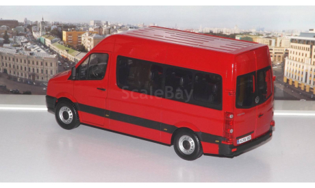 VOLKSWAGEN Crafter Bus, red   Cararama (Hongwell), масштабная модель, scale24