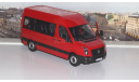 VOLKSWAGEN Crafter Bus, red   Cararama (Hongwell), масштабная модель, scale24