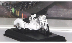 BMW R25/3 motorcycle with sidecar, white  Cararama (Hongwell)