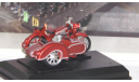 BMW R25/3 motorcycle with sidecar, red-burgundy   Cararama (Hongwell), масштабная модель, scale43