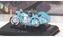 BMW R25/3 motorcycle with sidecar, light blue   Cararama (Hongwell), масштабная модель, scale43