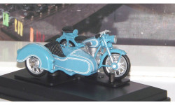 BMW R25/3 motorcycle with sidecar, light blue   Cararama (Hongwell)