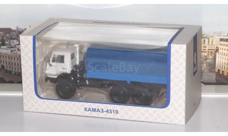 КАМАЗ-4310  с тентом  ПАО КАМАЗ, масштабная модель, scale43