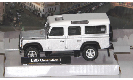 LAND ROVER Defender Generation 1, silver     Cararama (Hongwell), масштабная модель, scale43