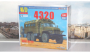 Сборная модель УРАЛ-4320 кунг   AVD Models KIT, масштабная модель, scale43