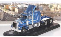 PETERBILT 359 (1973), metallic light blue / decorated  IXO, масштабная модель, 1:43, 1/43