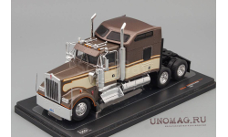 KENWORTH W900 towing vehicle (1990), brownmetallic creme    IXO