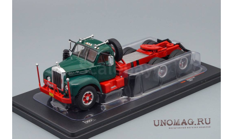 MACK B61 Tractor Truck 3-Assi 1953, green  red   IXO, масштабная модель, scale43