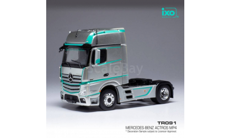 MERCEDES-BENZ Actros MP4 2011, silver  IXO, масштабная модель, 1:43, 1/43