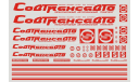 Набор декалей Совтрансавто Камаз (красные), фототравление, декали, краски, материалы, Edmon Studia, scale43