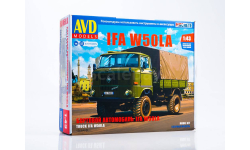 Сборная модель  IFA W50LA бортовой (с тентом)    AVD Models KIT