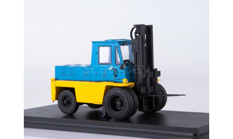 Львовский автопогрузчик АП-4014 (жёлто-голубой)   ModelPro, масштабная модель, scale43