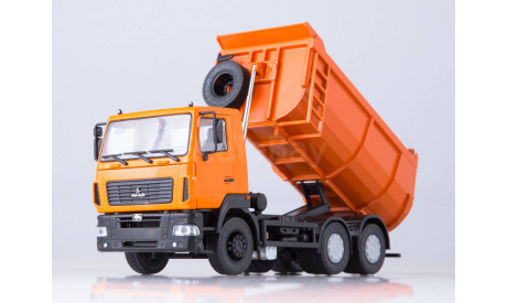 МАЗ-6501 самосвал, U-образный кузов (оранжевый)  АИСТ, масштабная модель, scale43, Автоистория (АИСТ)