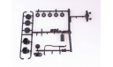 Сборная модель МАЗ-200В с полуприцепом МАЗ-5232В  AVD Models KIT, масштабная модель, scale43